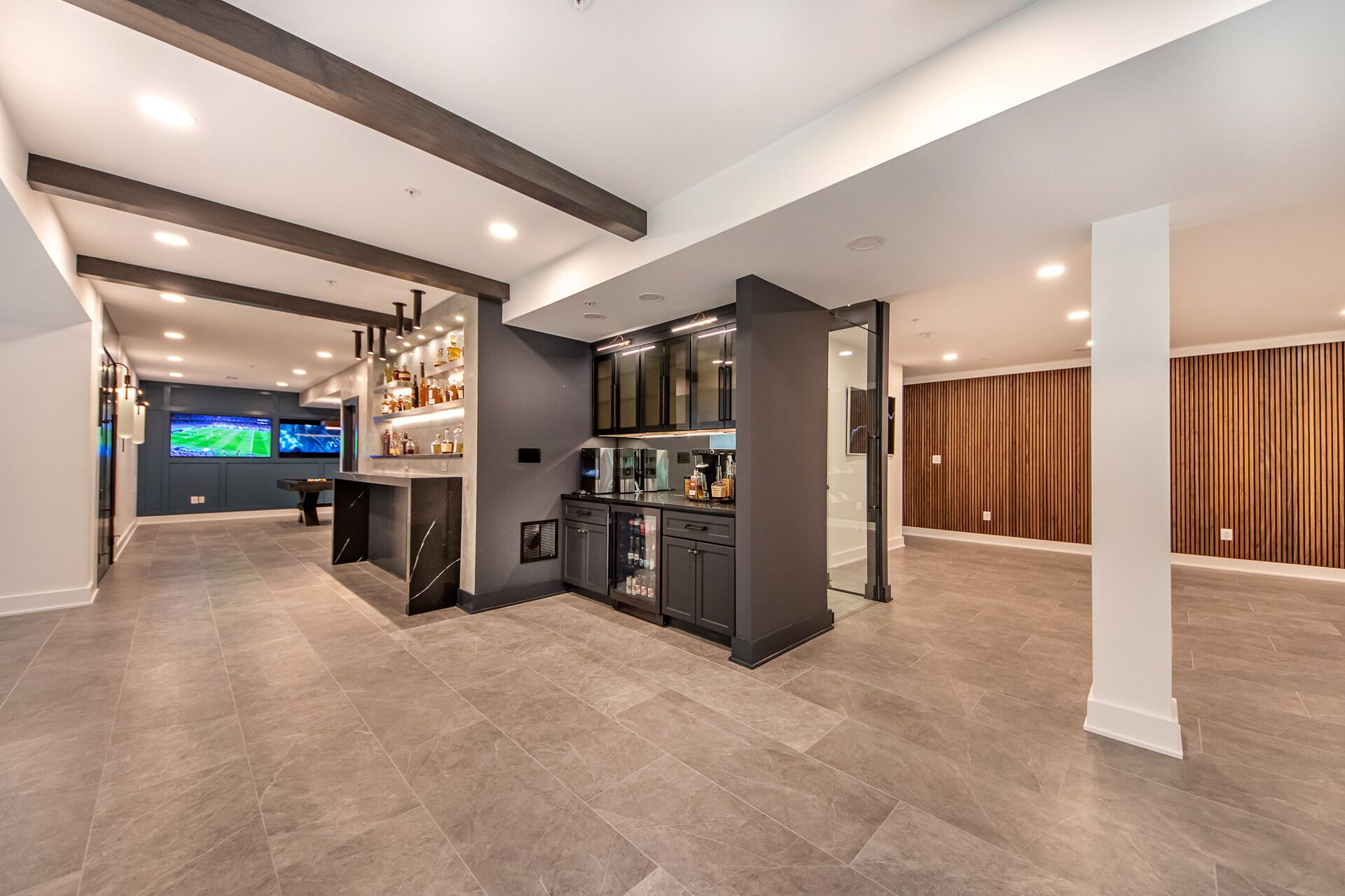 High-end basement finishing and remodeling services in Maryland, Northern Virginia (NOVA) and Washington DC. Where top-notch quality meets endless possibilities.