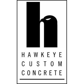 Hawkeye Custom Concrete Logo