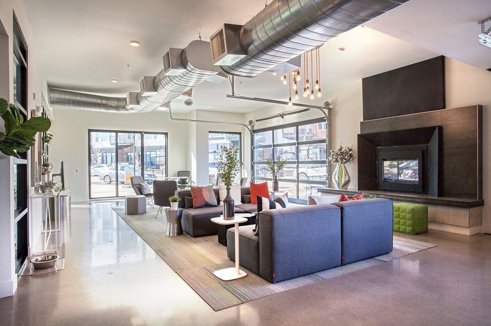 Clubhouse With Expansive Windows