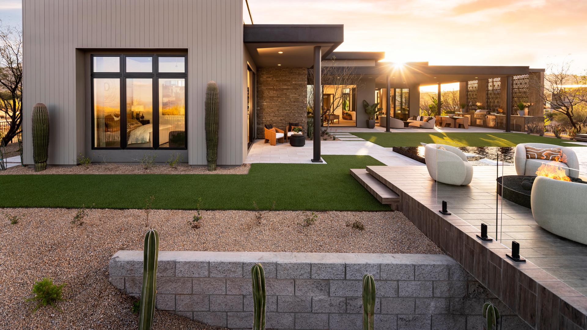 Oversized covered patios