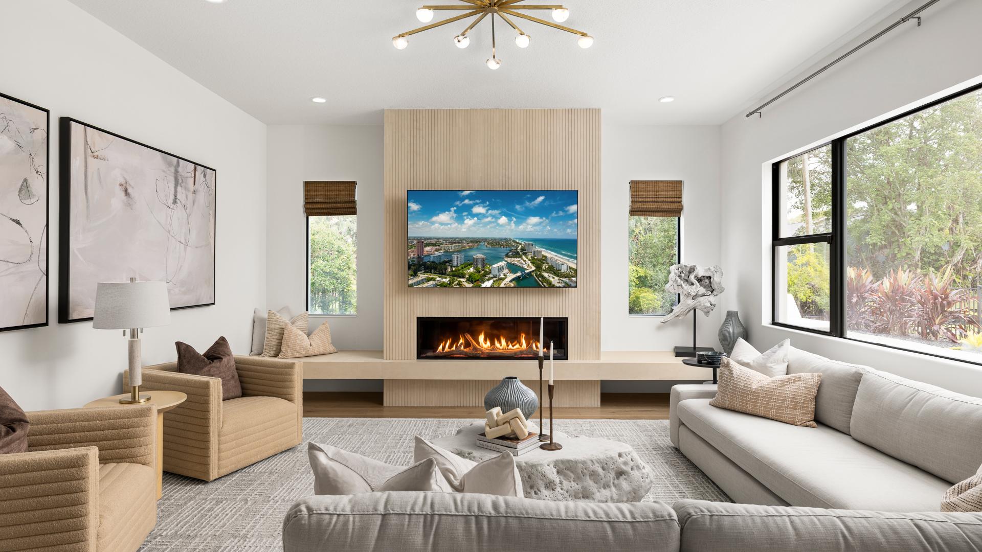Inviting great rooms with plenty of natural light