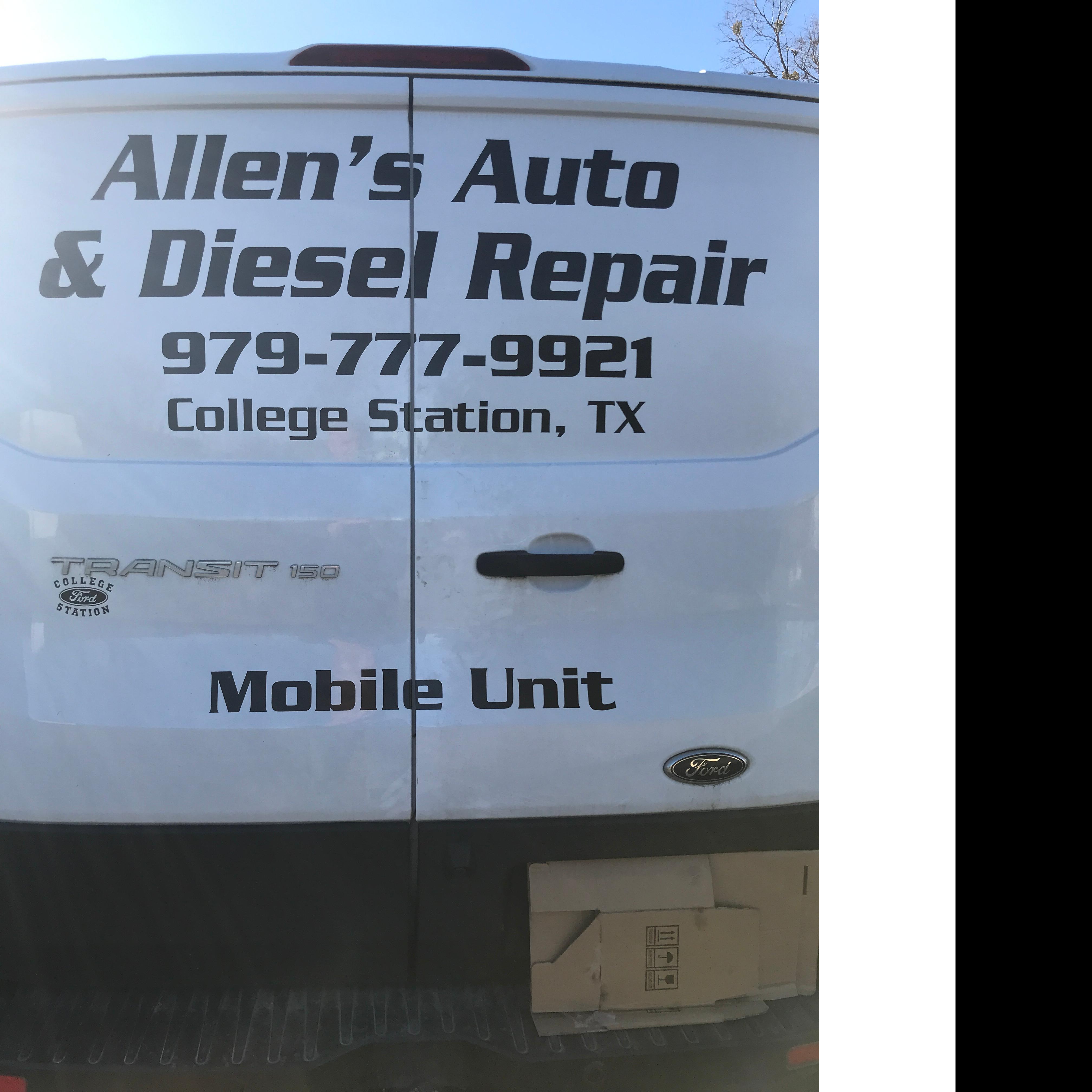 Allen Auto Diesel Repair. Logo