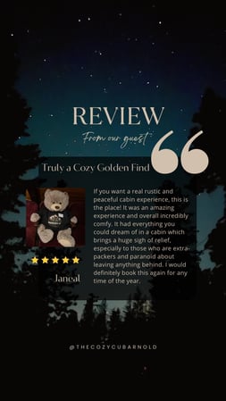 Images The Cozy Cub - Cabin in Arnold