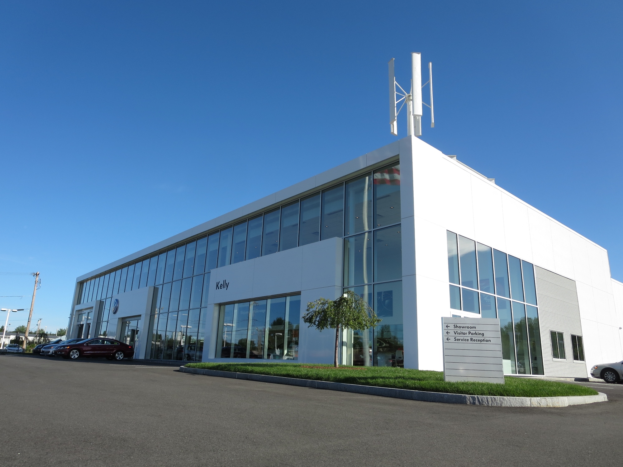 Kelly Volkswagen's new dealership is the largest Volkswagen dealership in North America. It's 