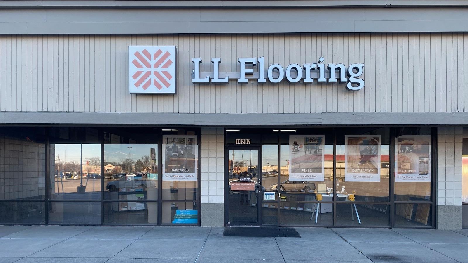 LL Flooring #1370 East Indianapolis | 10207 East Washington Street | Storefront LL Flooring Indianapolis (317)762-2341