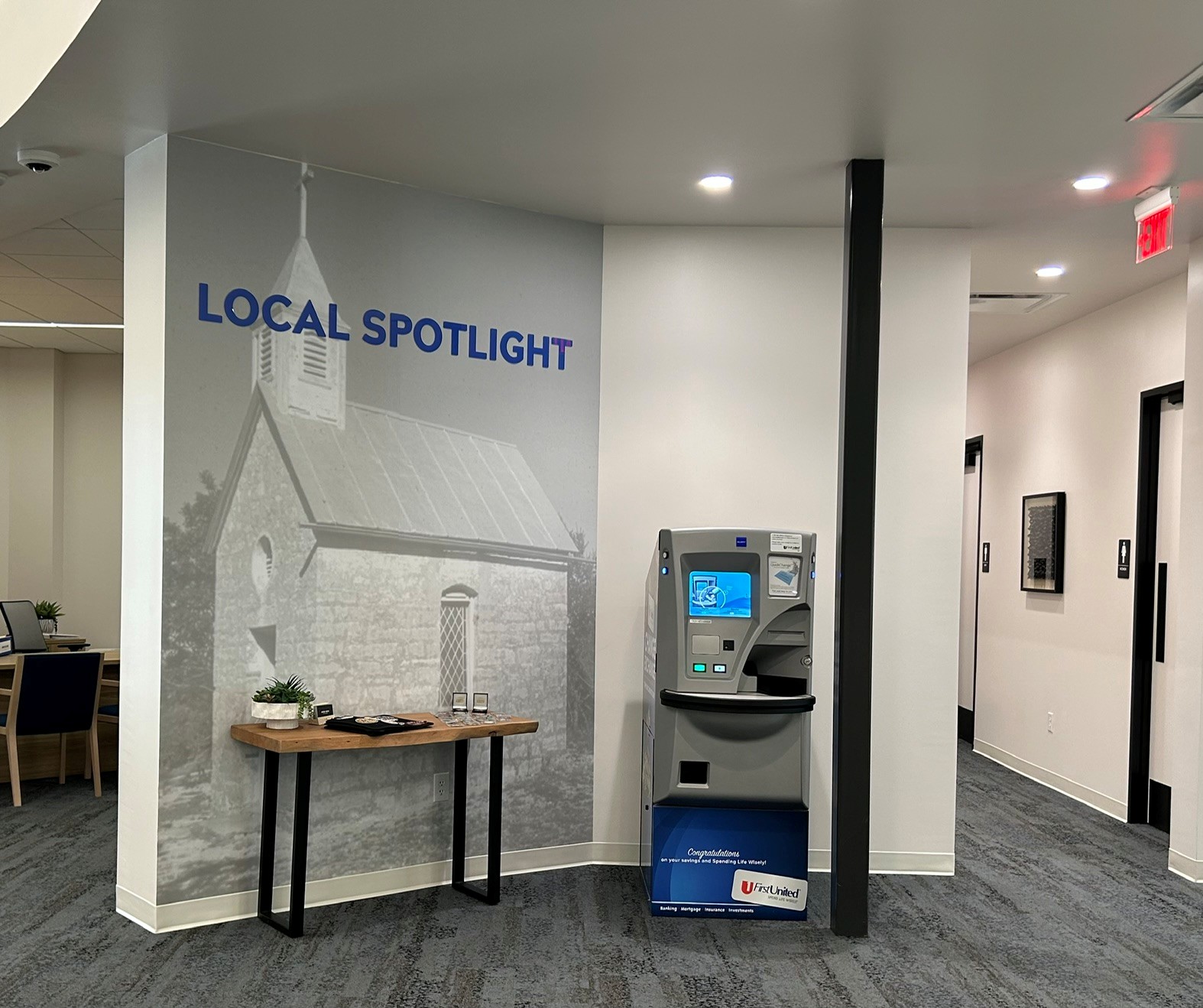 First United Bank - Bulverde - interior atm machine