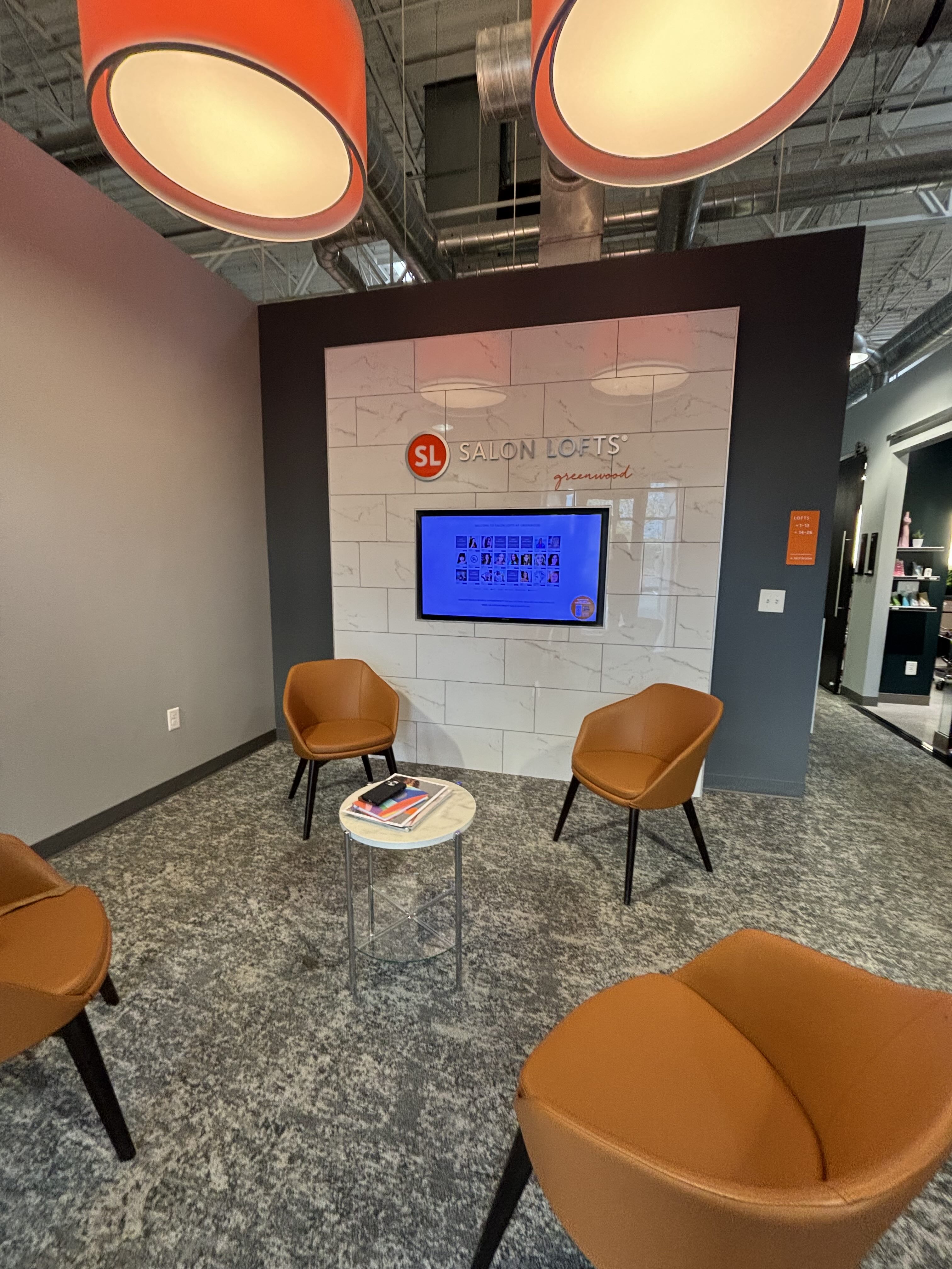 Salon Lofts Greenwood lobby