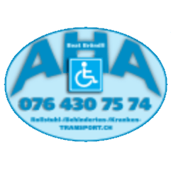 Rollstuhlfahrbetrieb AHA Transport Logo