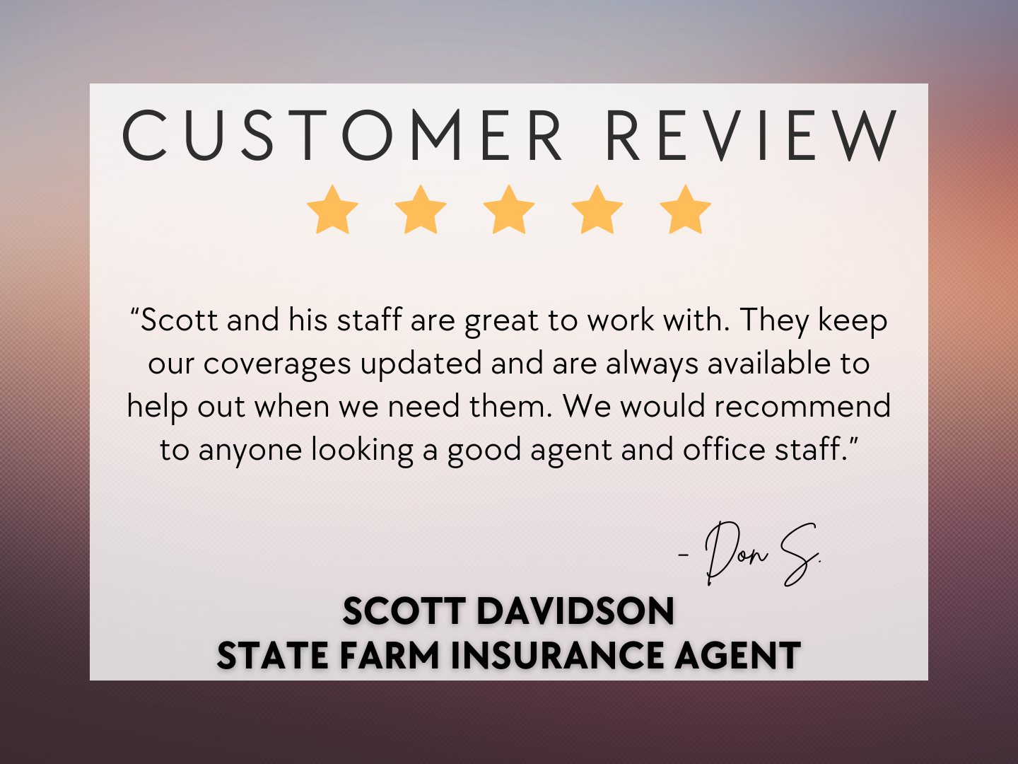 Thank you for sharing your experience with us! We truly appreciate your feedback. If you’ve had a positive experience, we’d love to hear from you too! Your reviews help us continue to provide excellent service and make a difference for others.