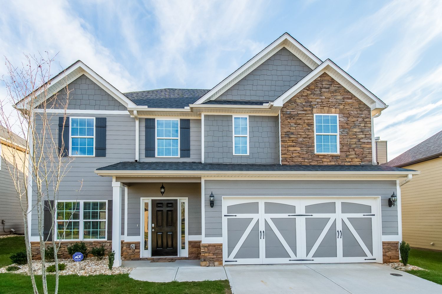 Stunning two-story home with a garage at Invitation Homes Atlanta.