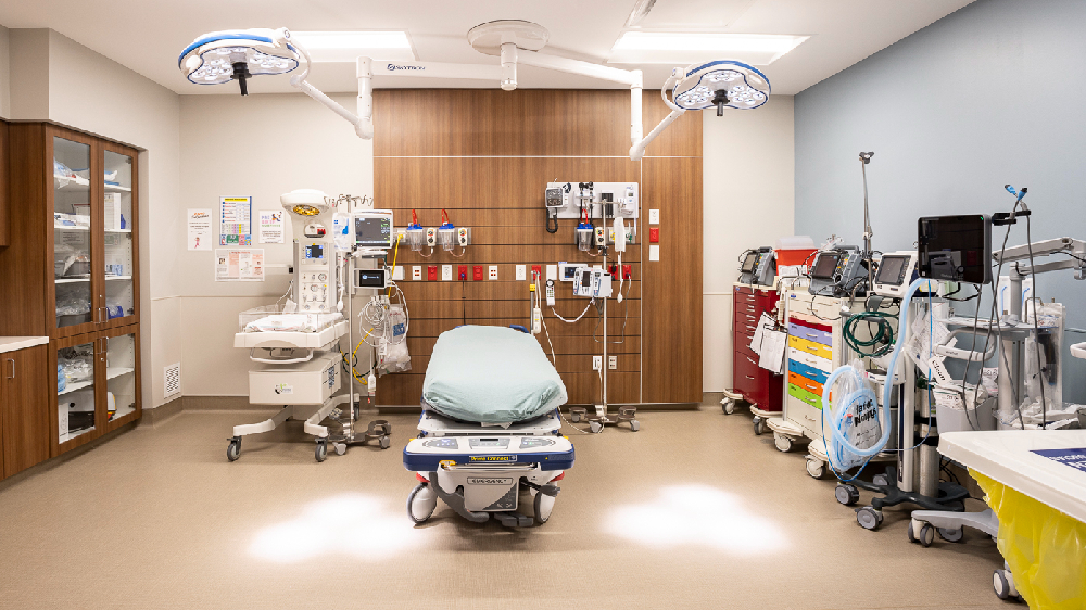The Trauma Room at Memorial Hermann 24-Hour Emergency Room at Convenient Care Center in Alvin