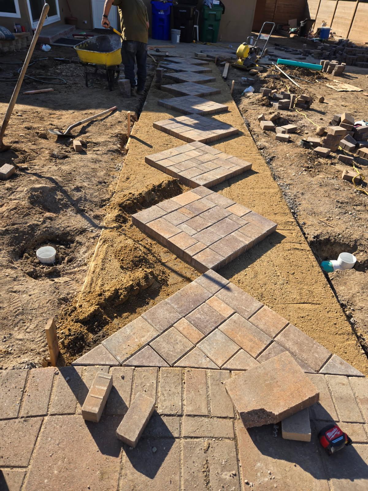 Paver Installation-Antonio's Landscaping and Tree Services 