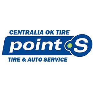 Centralia OK Tire Point S Logo