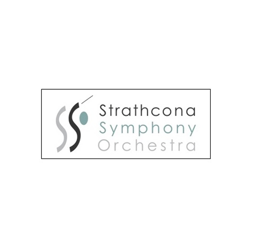 Strathcona Symphony Orchestra logo.