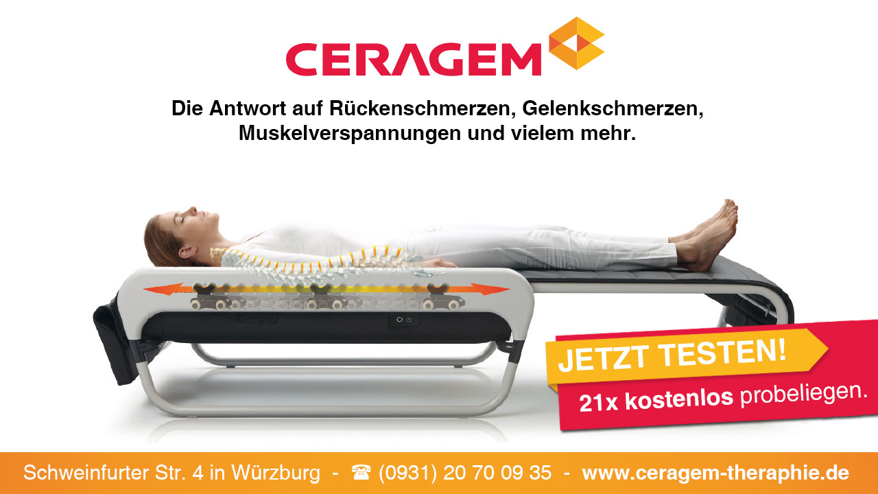 Ceragem, Annastraße 26a in Würzburg