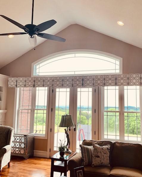 Ready for a creative new take on window décor? In Knoxville, we created this beautiful Board Mounted Budget Blinds of Knoxville & Maryville Knoxville (865)588-3377