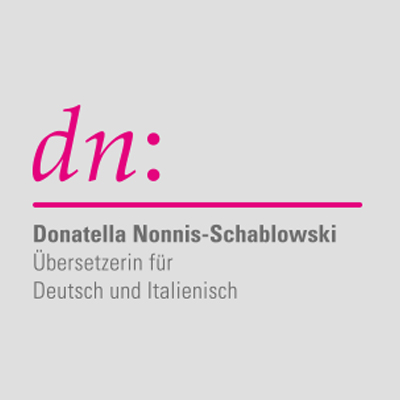 Logo Übersetzerin & Dolmetscherin für Italienisch Nonnis-Schablowski