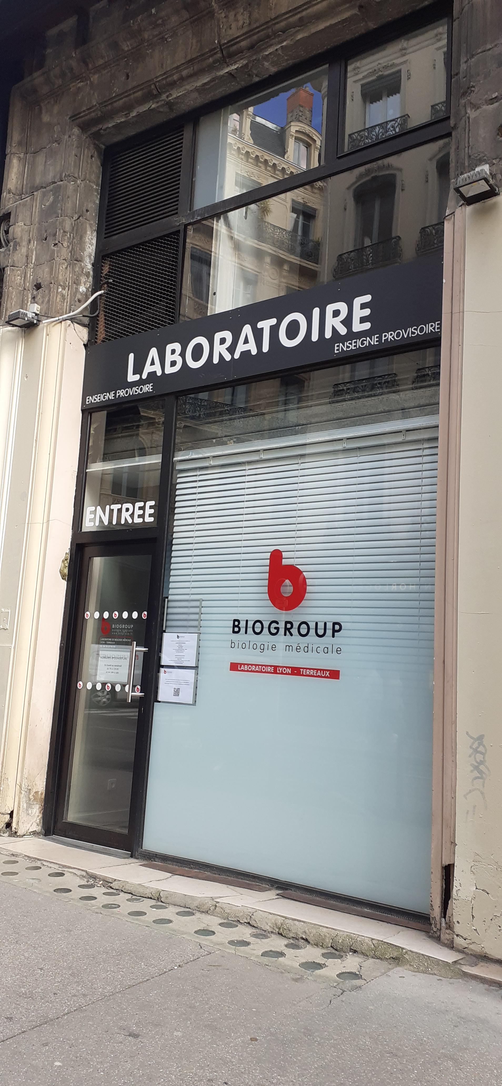 Images BIOGROUP - Laboratoire de Lyon Terreaux
