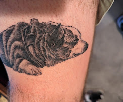 Branded Bear Tattoo Image