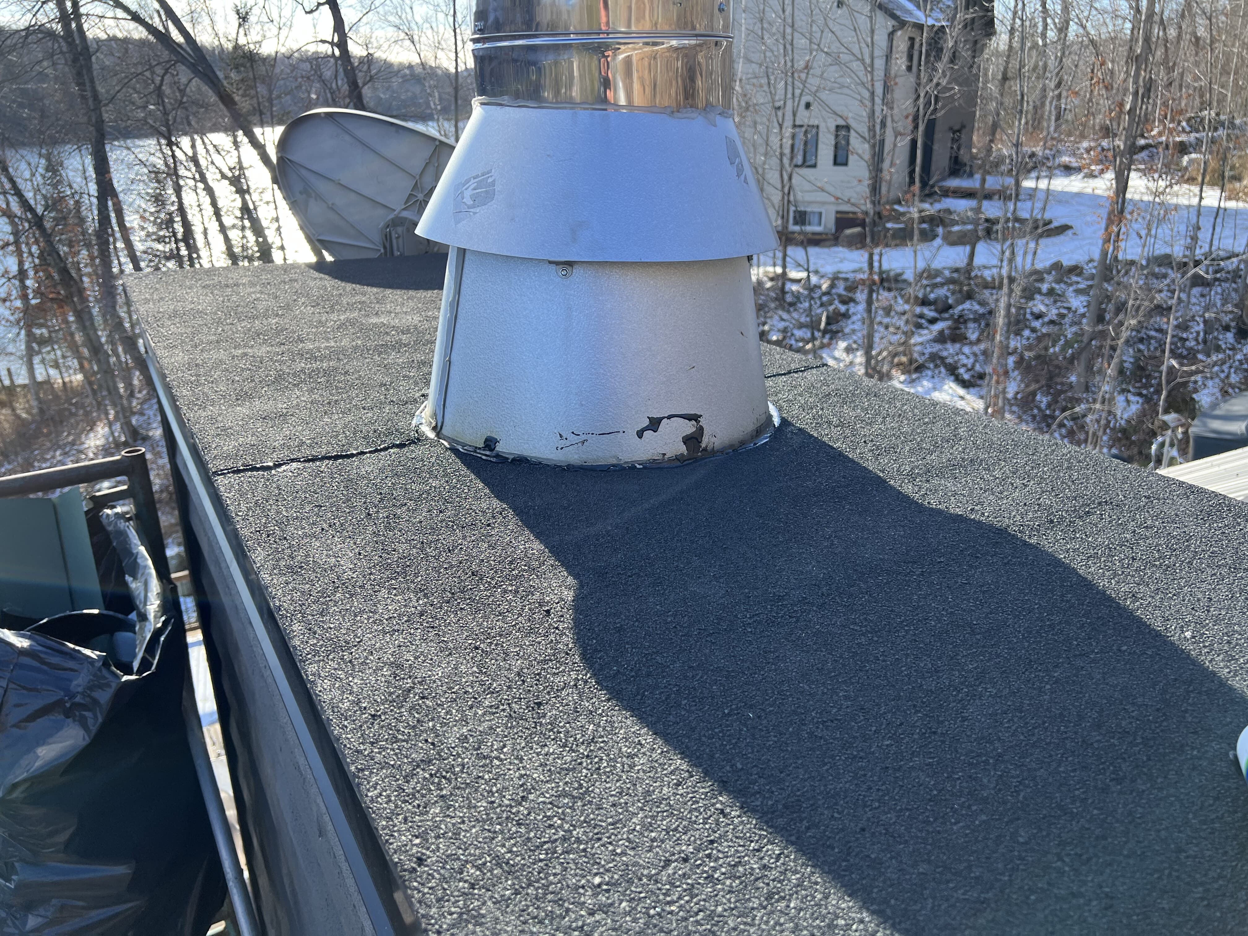 Images Toiture Grand Montréal - Toiture plat, membrane élastomère Montréal-Nord