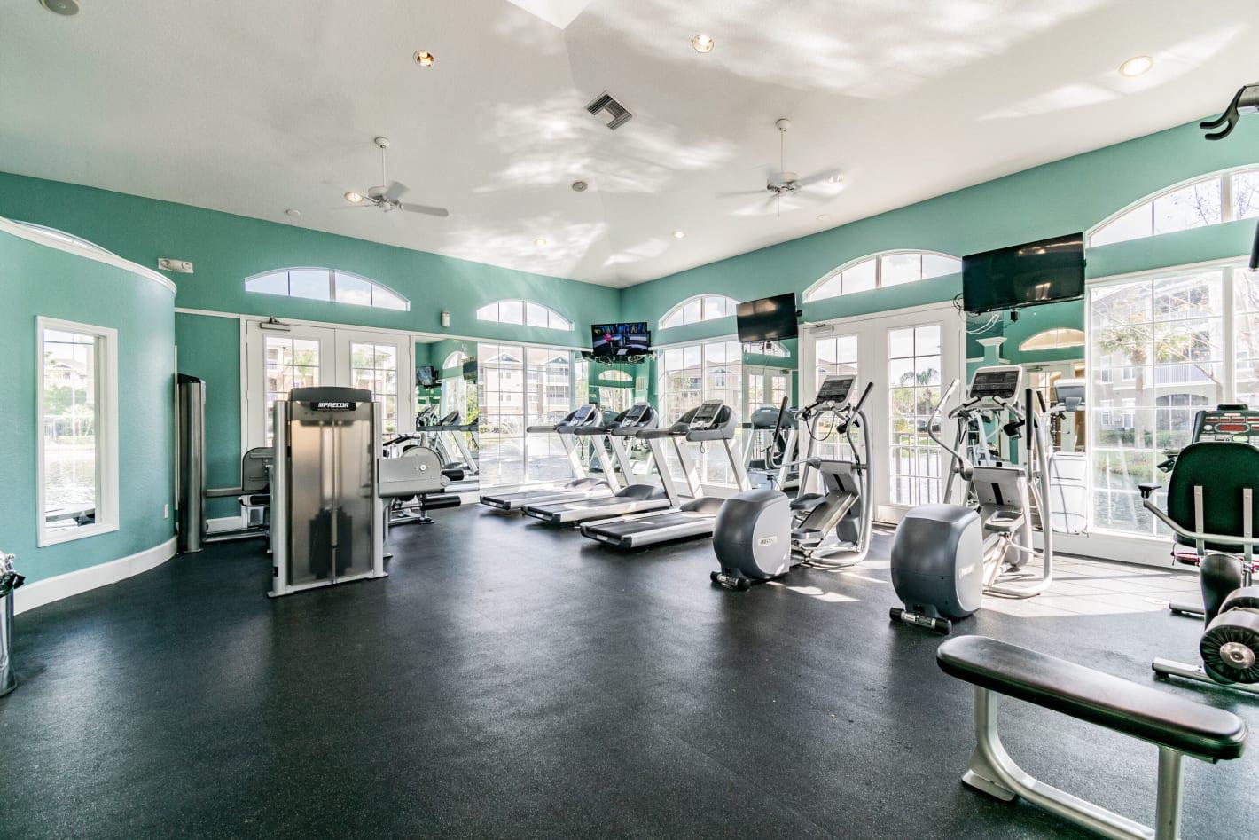 Fitness Center With Modern Equipment