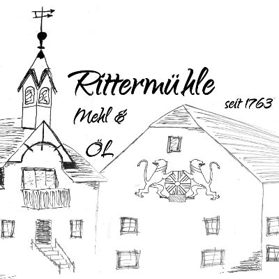 Gustav Ritter -Neumühle- in Rennersdorf Stadt Herrnhut - Logo