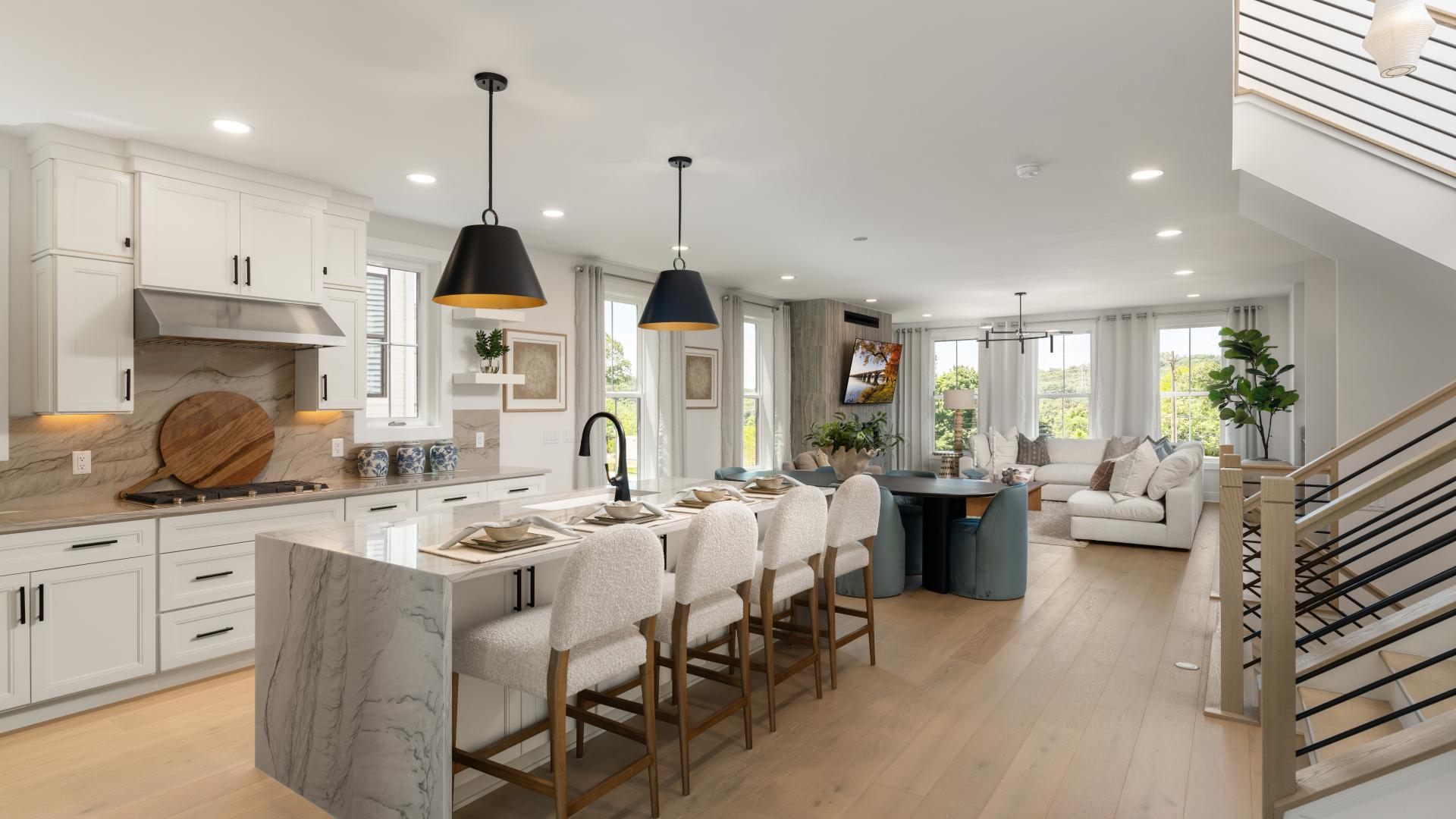 Open-concept living level