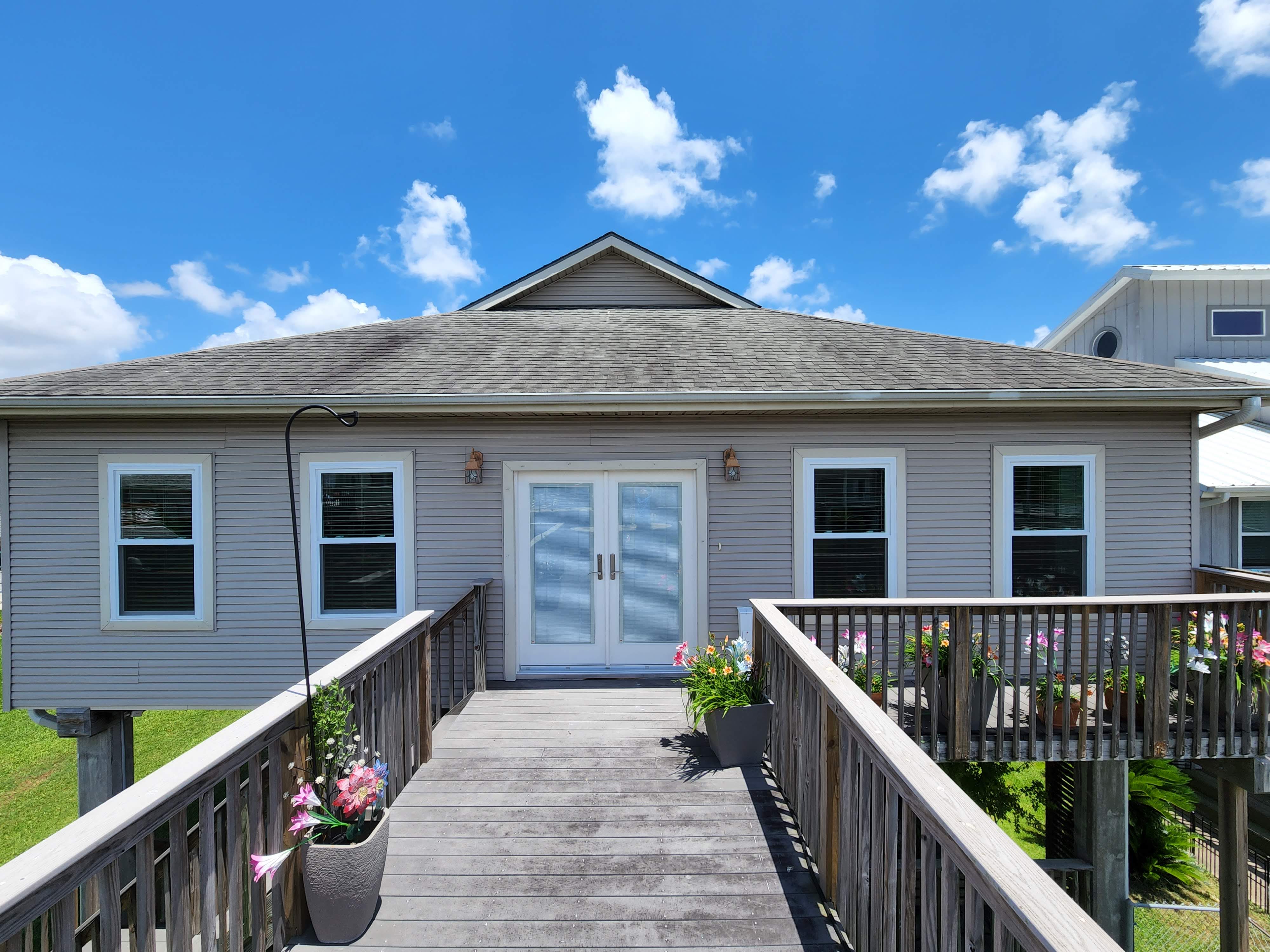 We replaced this customer's original windows to hurricane rated impact windows.