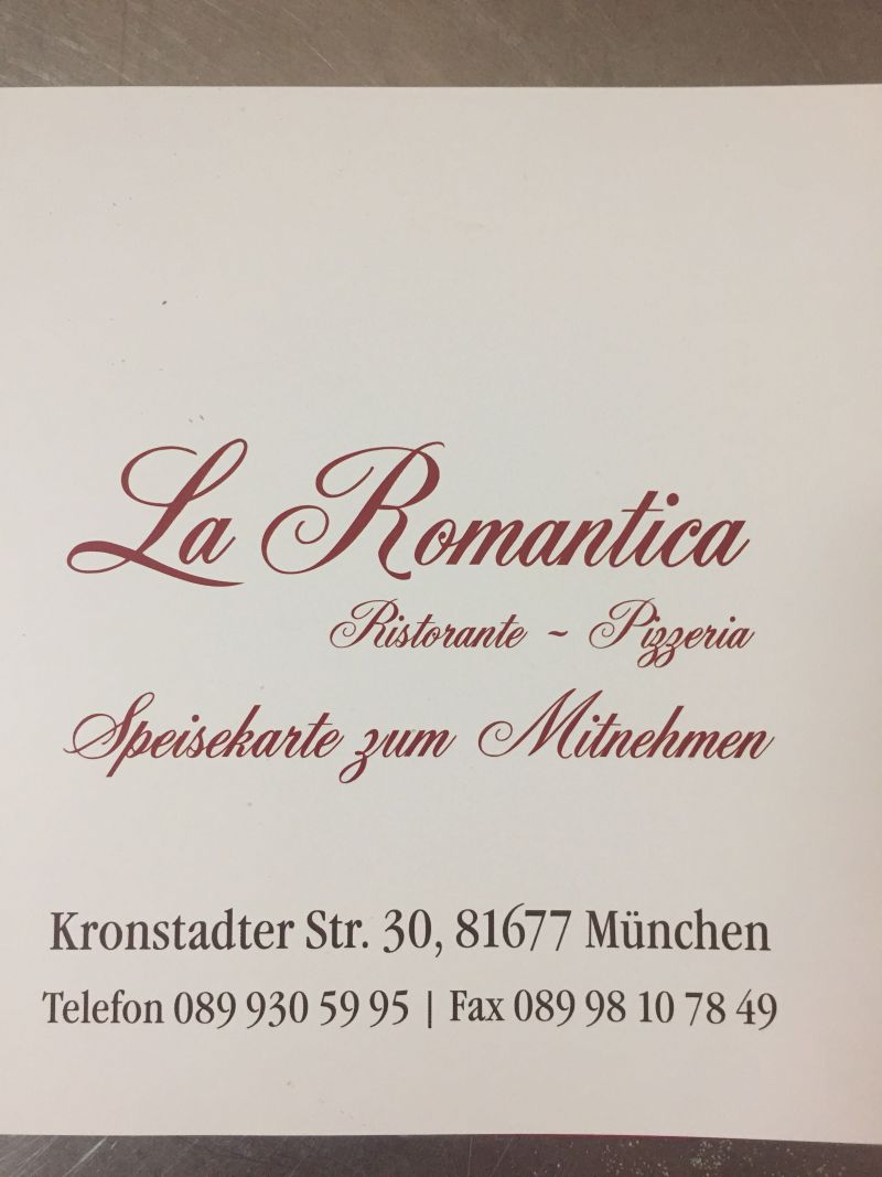 Kundenbild groß 1 Italienisches Restaurant | La Romantica Ristorante | München