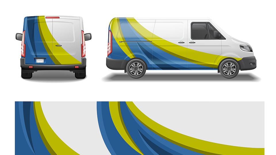 Van print printed vehicle wrap.