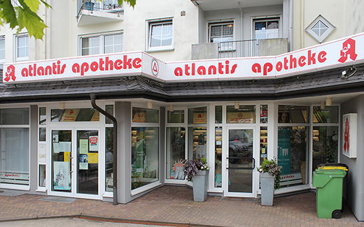 Aussenansicht der atlantis-apotheke