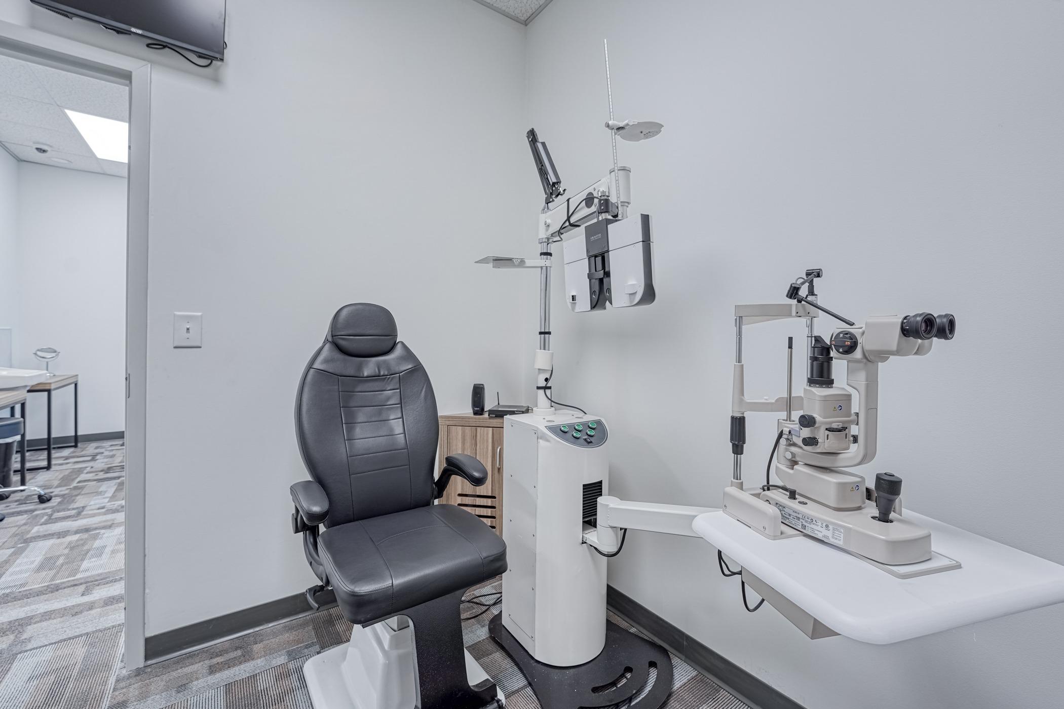 Eye Exam Room at My Eyelab optical store on East Charlotte, NC 28212