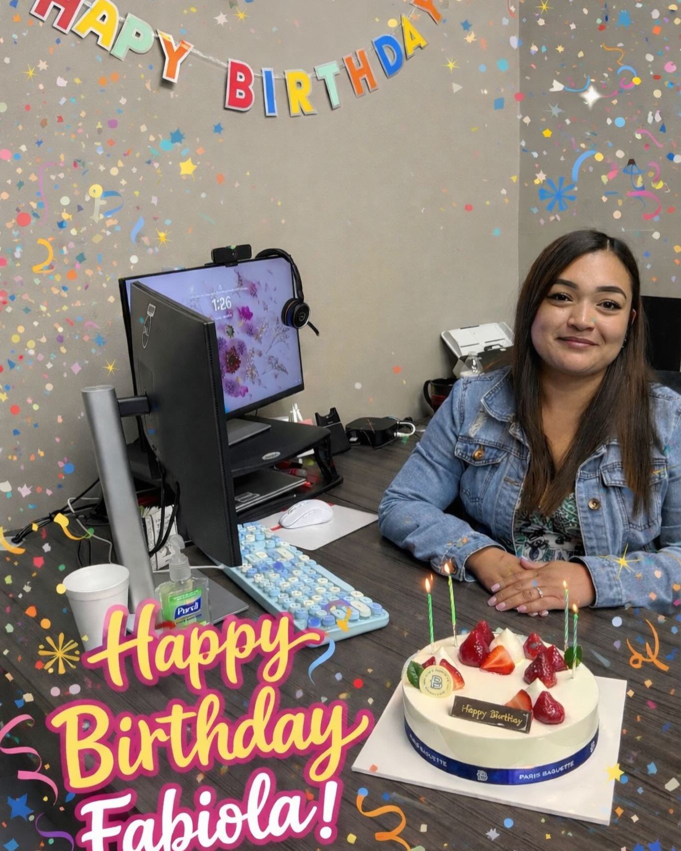 We love to celebrate here!