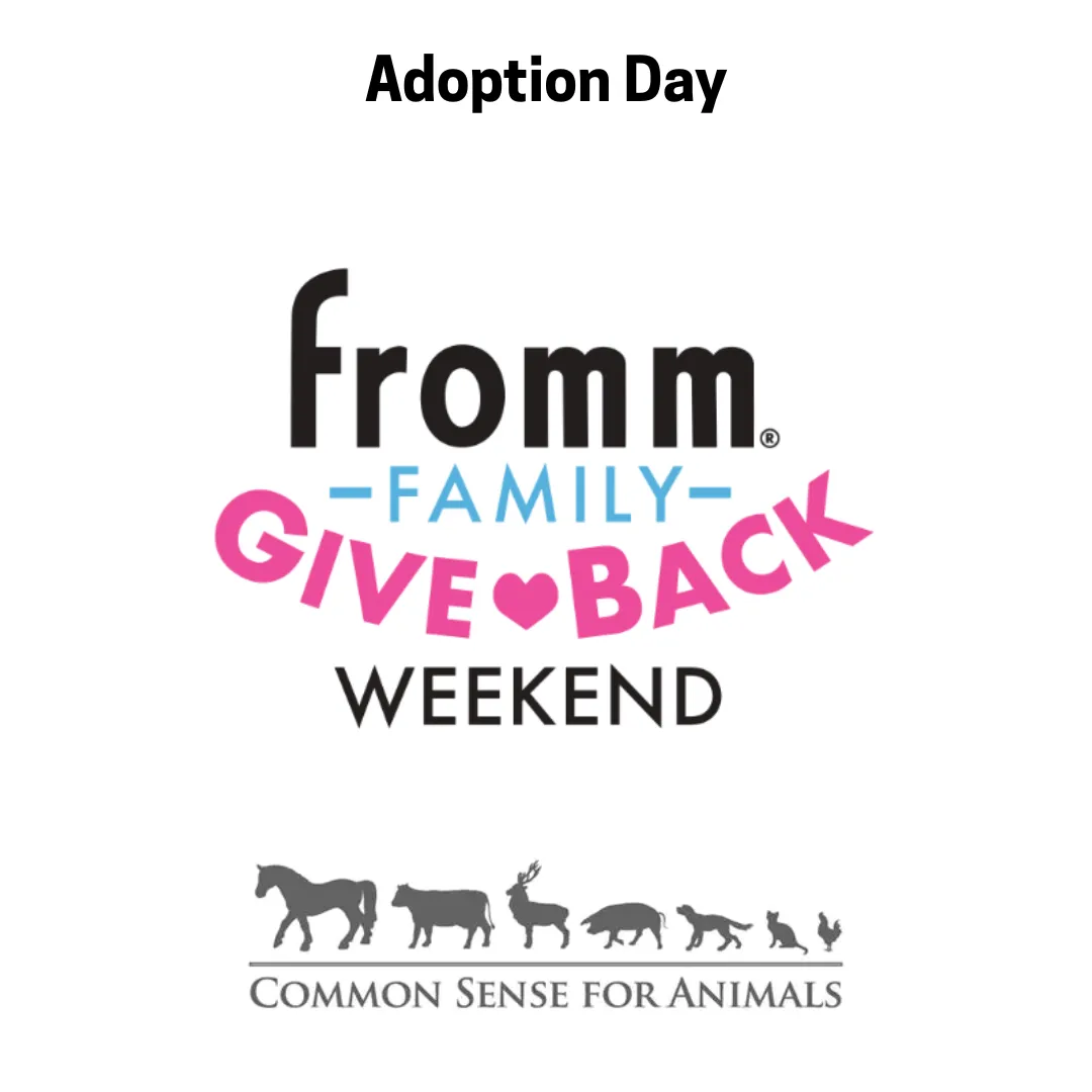 Image of Local Pet Event Fromm Give Back Weekend with Common Sense for Animals! Nearby