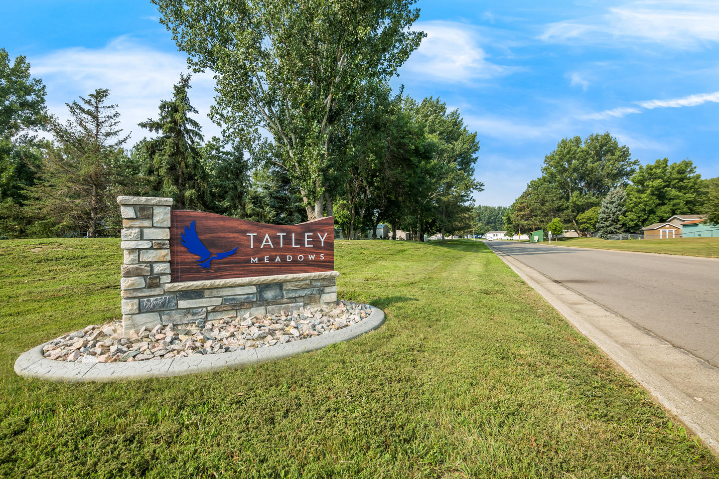 Tatley Meadows Monument Sign