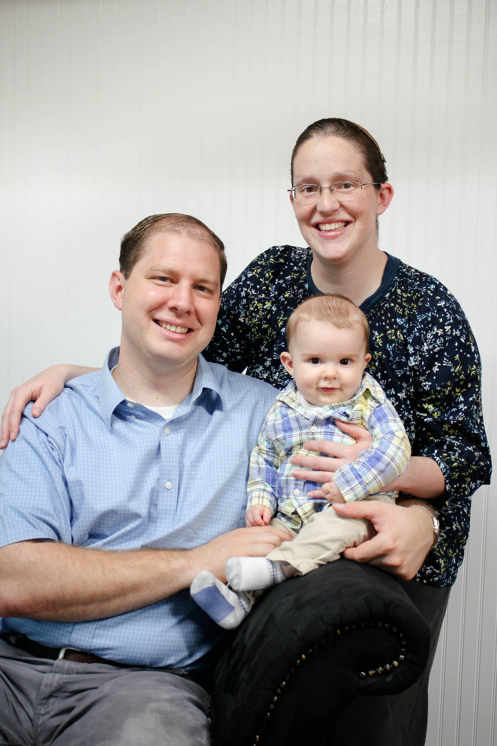 Greg Bradle (home inspector and owner of LPI), with his wife Lydia and 6 month boy, Connor