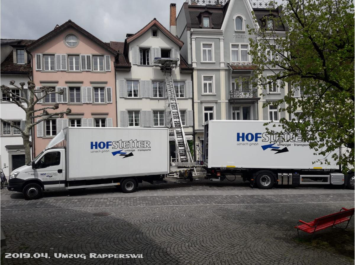 Bilder Hofstetter Uznach GmbH, Umzüge Transporte