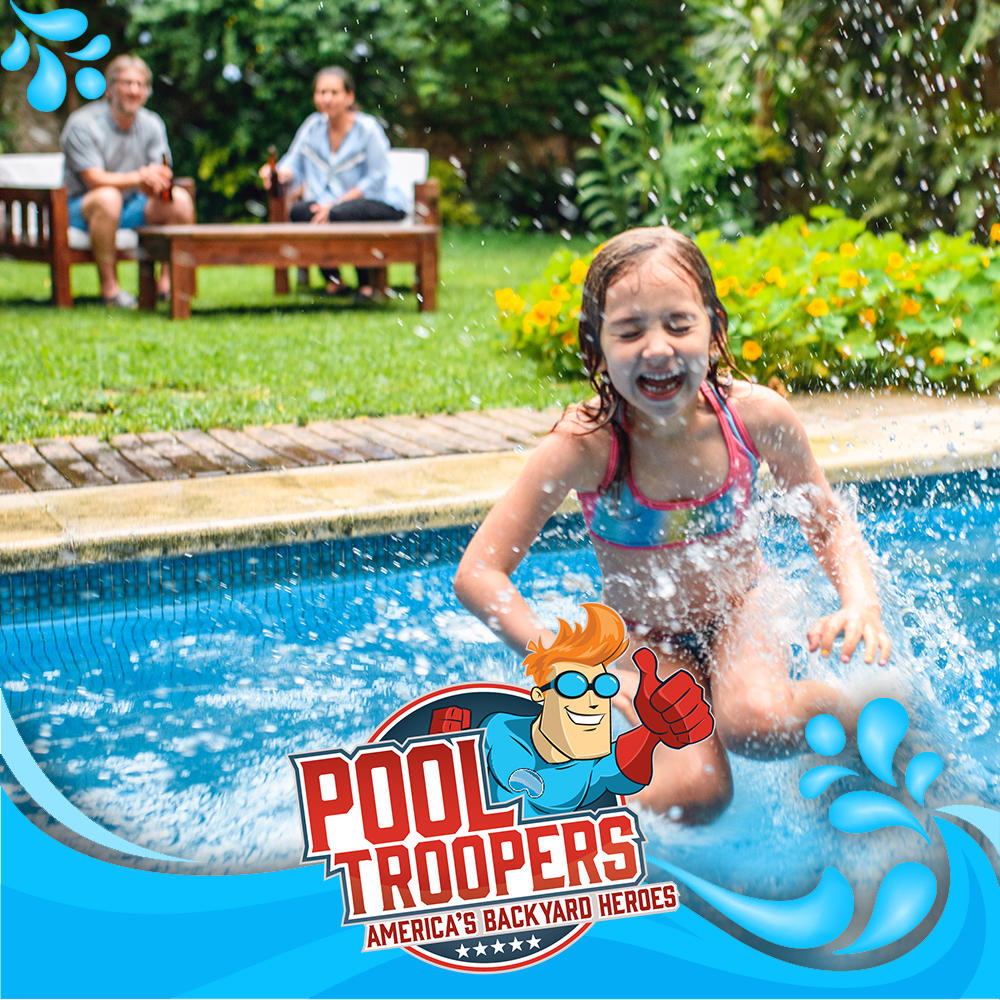 Jumping Into Pool Pool Troopers Cypress (281)358-1876