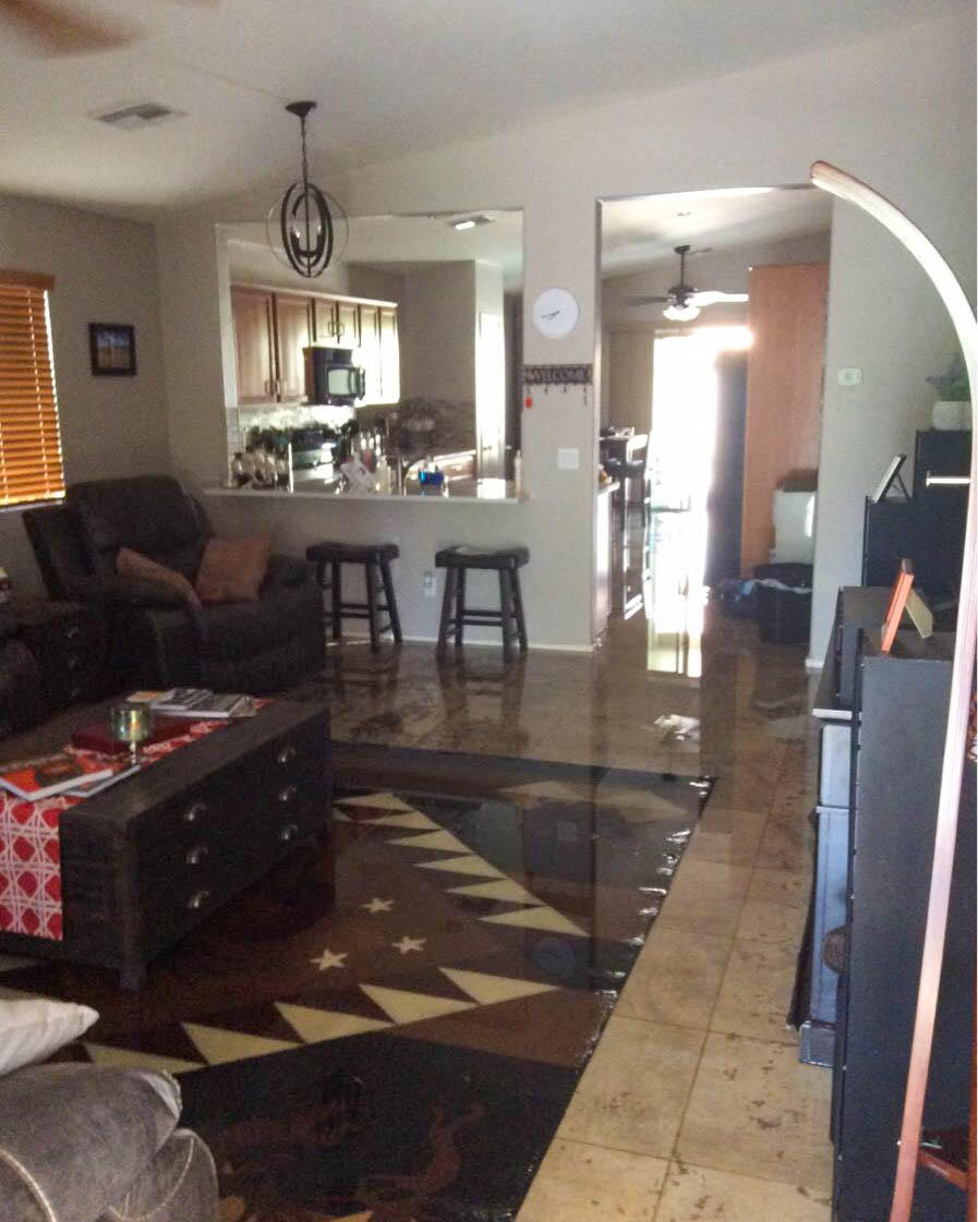 SERVPRO of Peoria / West Glandale is prepared to handle emergencies involving water damage. Our 24-hour emergency service is available 7 days a week, 365 days a year. Please give us a call!