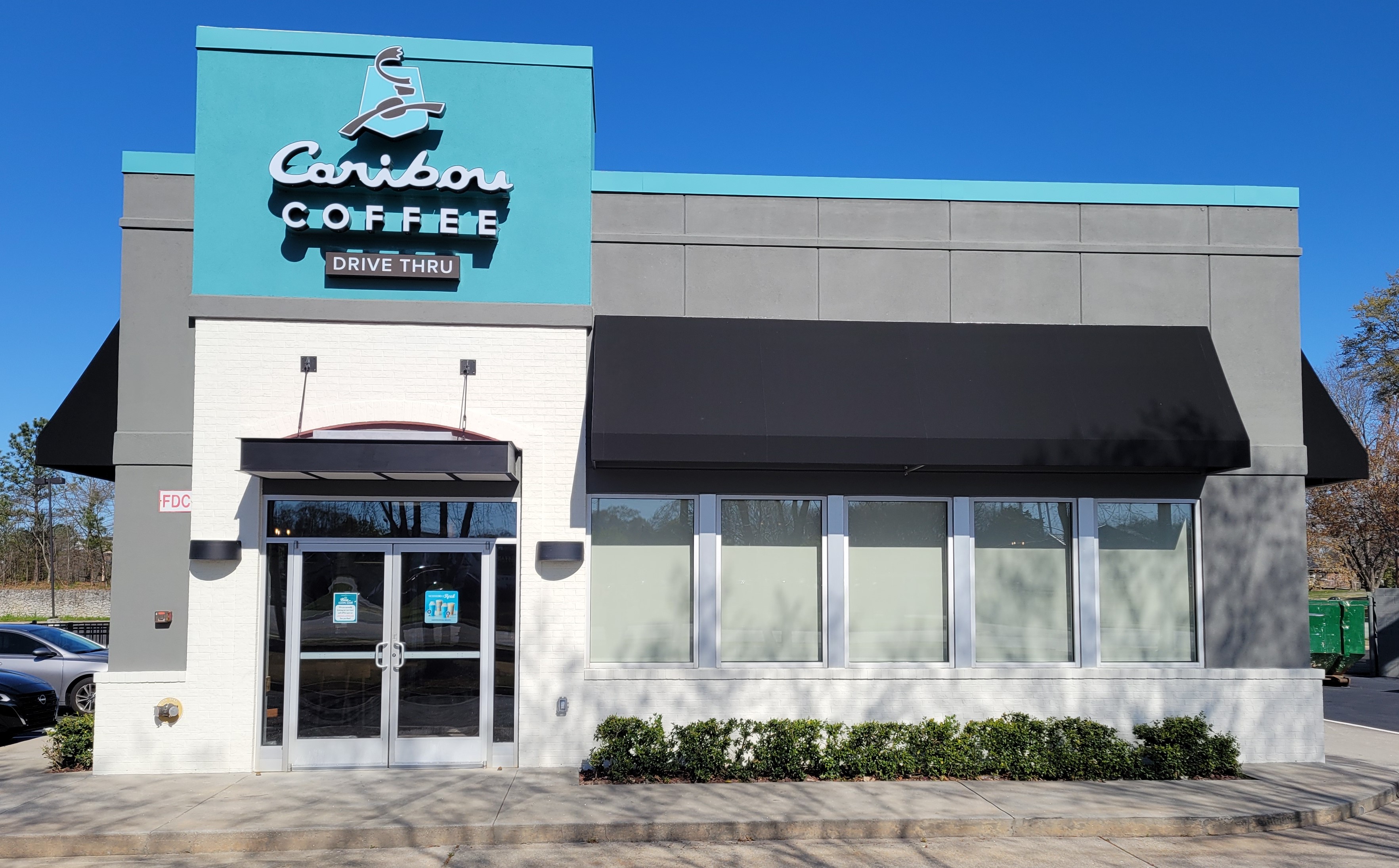 Storefront of the Caribou Coffee at 4360 Atlanta Hwy in Loganville