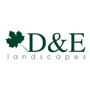 D & E Landscapes Logo