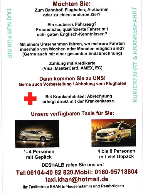 Bild 3 Taxibetrieb Khan in Heusenstamm