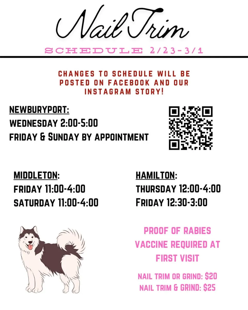 Image of Local Pet Event Nail Trims Nearby