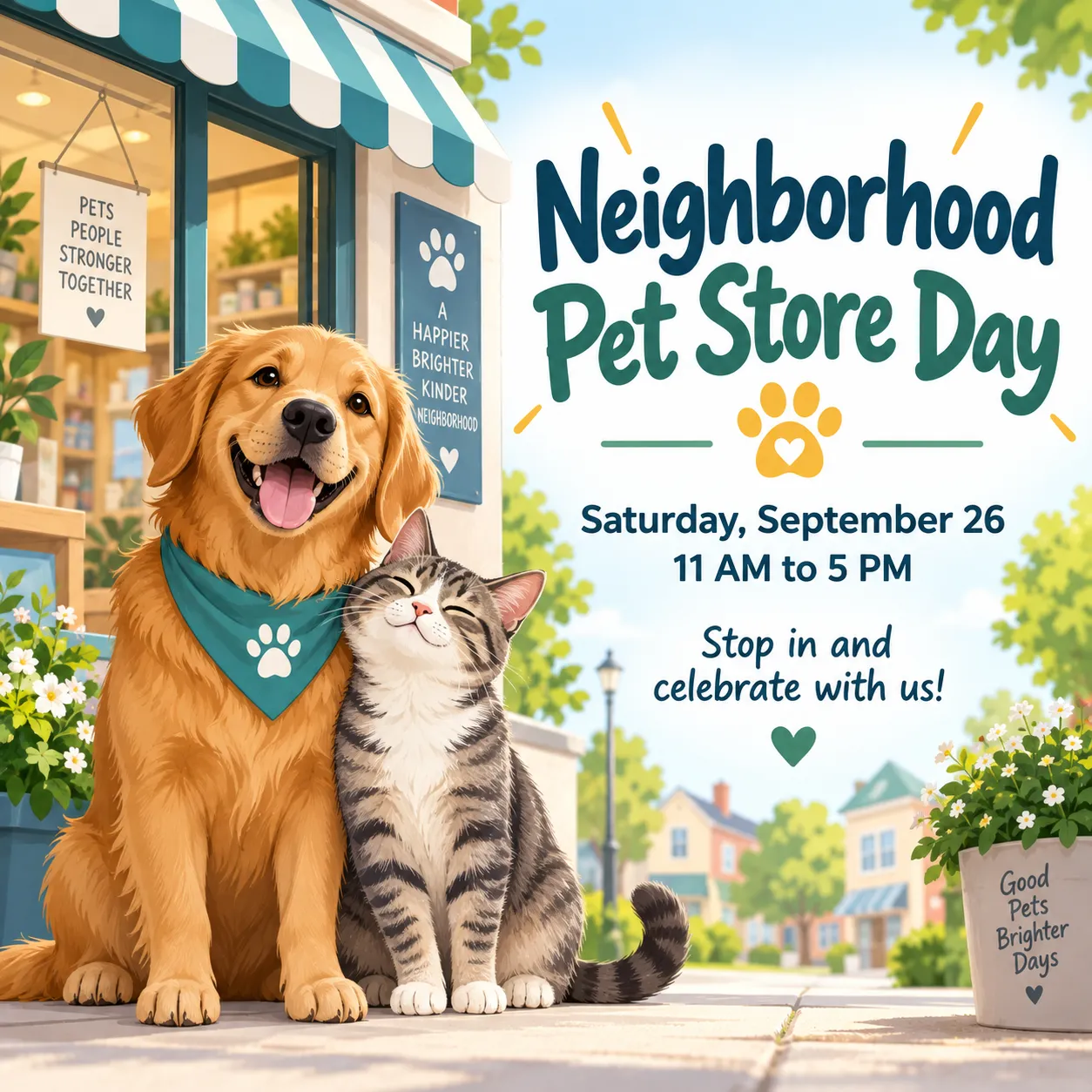 Image of Local Pet Event Neighborhood Pet Store Day Nearby