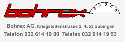 Bohrex AG, Kriegstettenstrasse 2 in Subingen