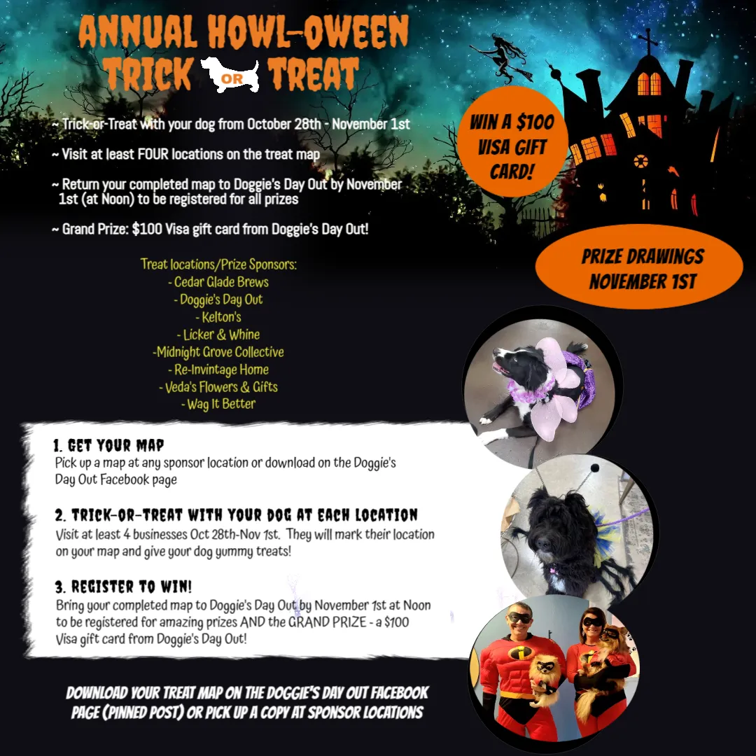 Image of Local Pet Event Howl-Oween Trick or Treat Scavenger Hunt Nearby
