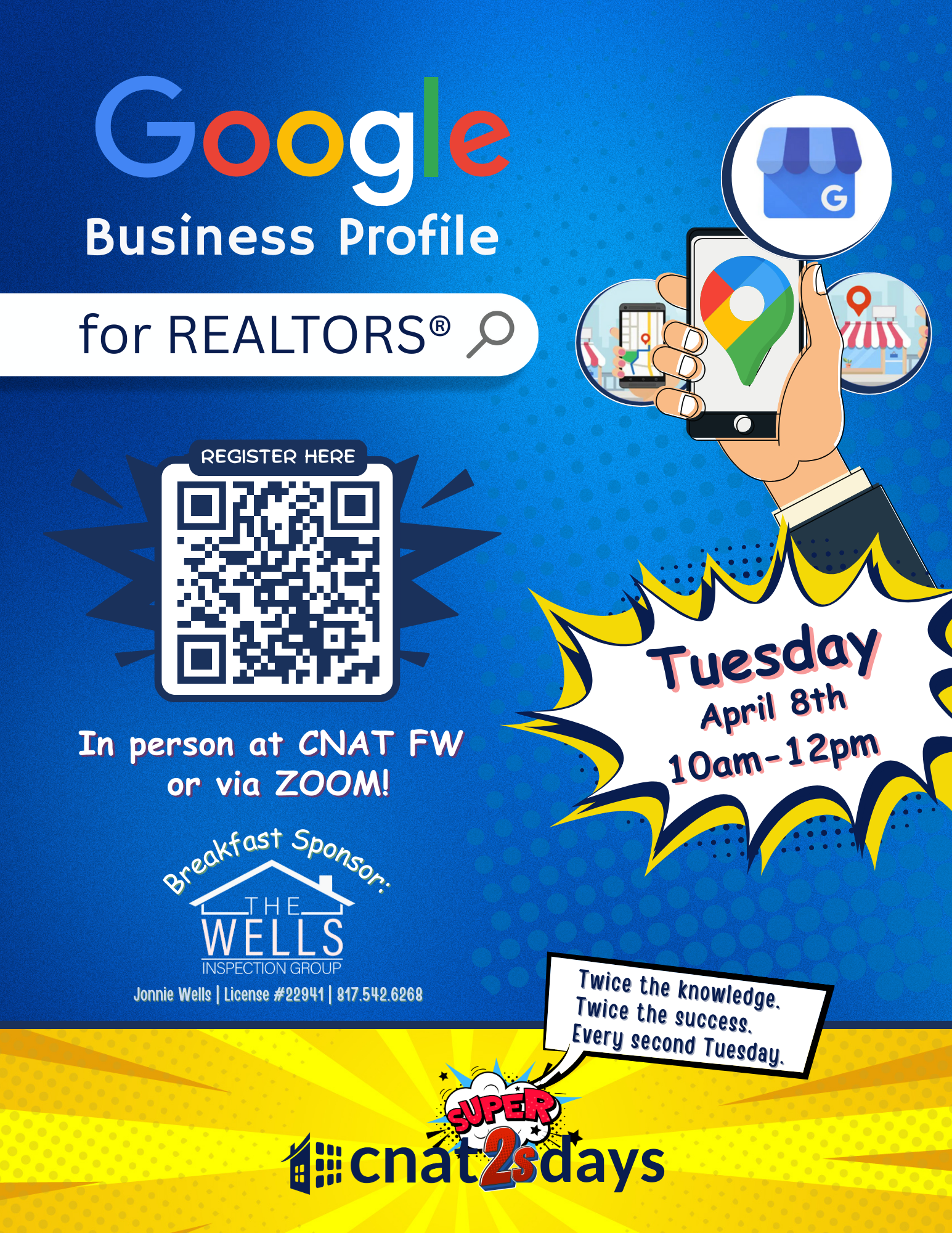 Class Flyer for Google Business Profile Training