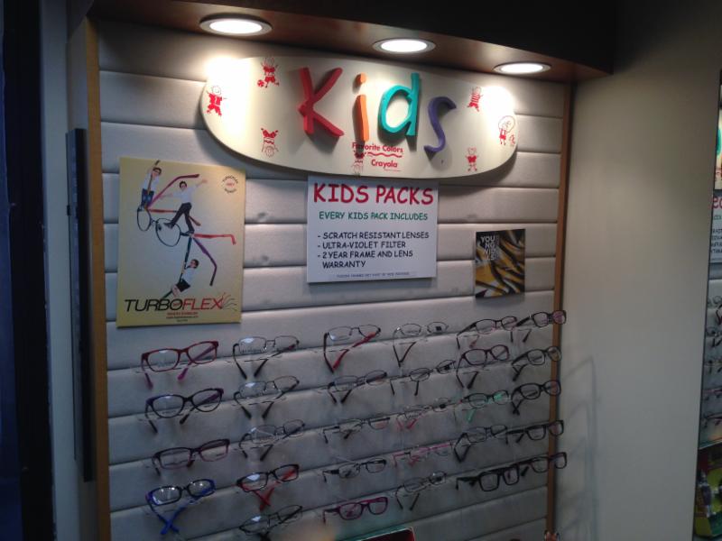 A good selection of frames to suit the little one's Gordon Wood Optical Limited Richmond Hill (905)884-2463