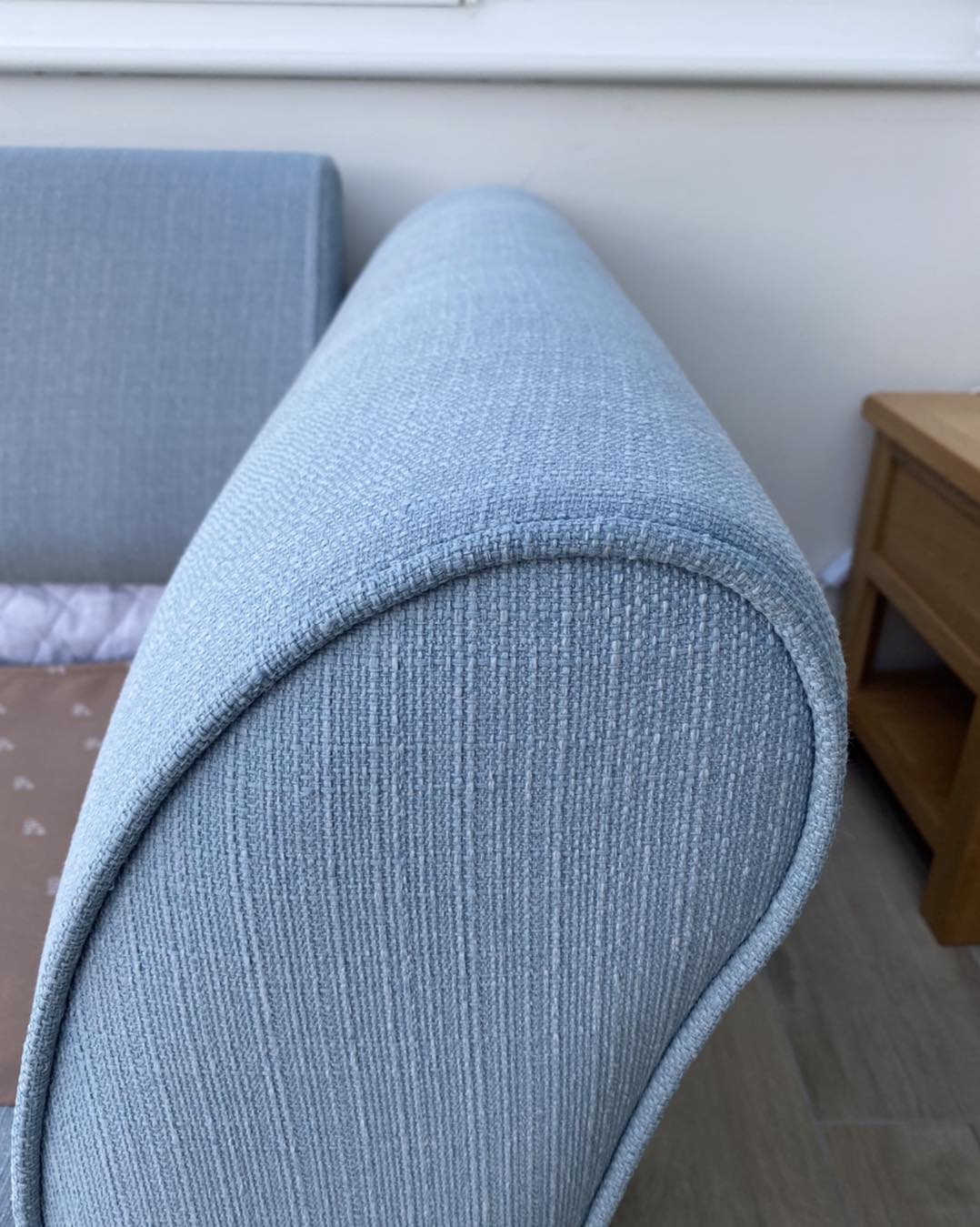 Cowell's Cleaning Services logo: a sofa we cleaned in clacton on sea