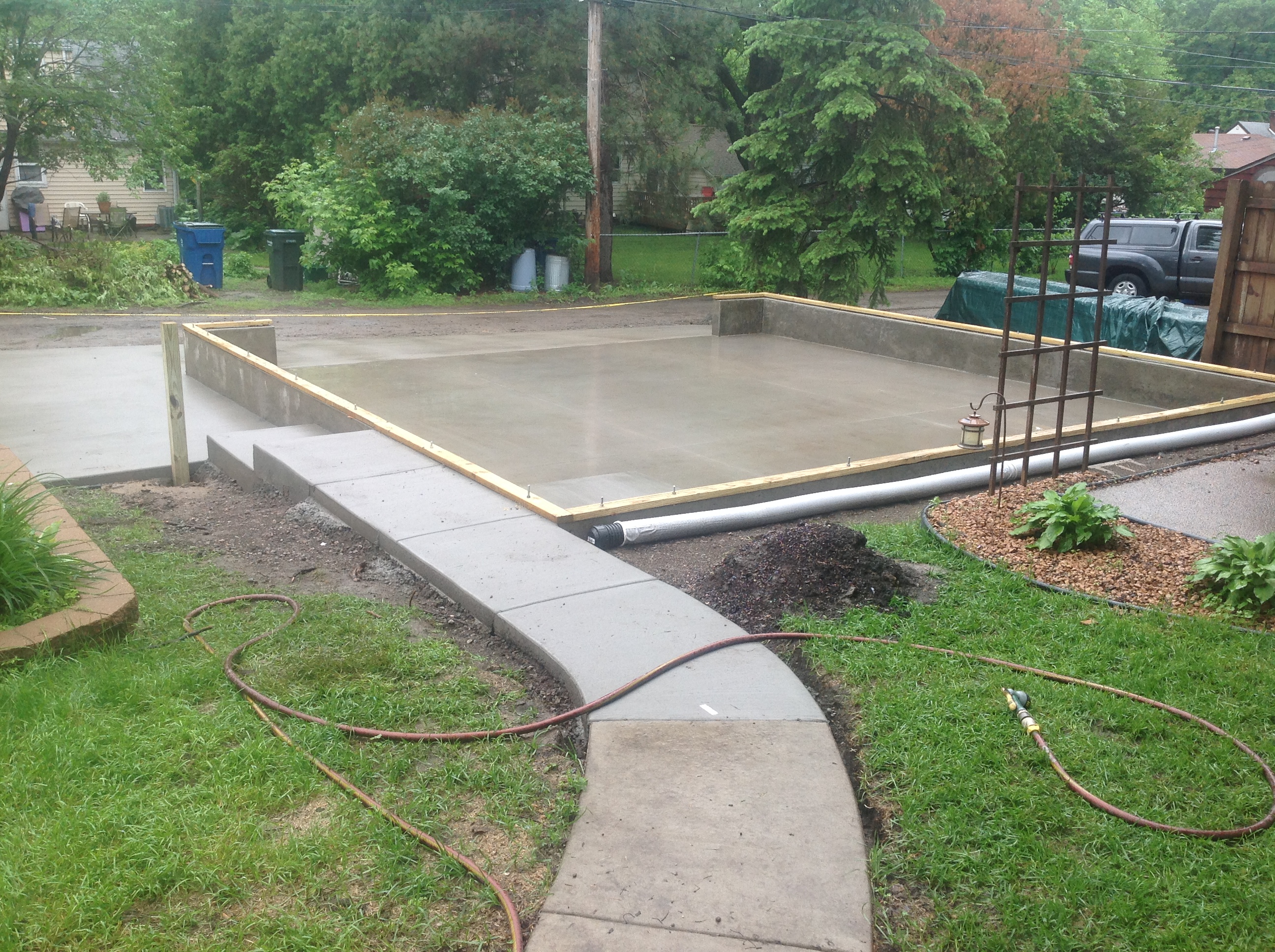 Concrete slab and foundation work. Call Maple Grove concrete experts.